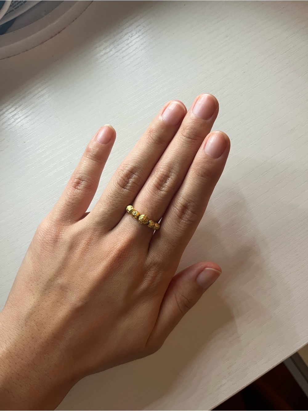 14k solid gold vintage ring